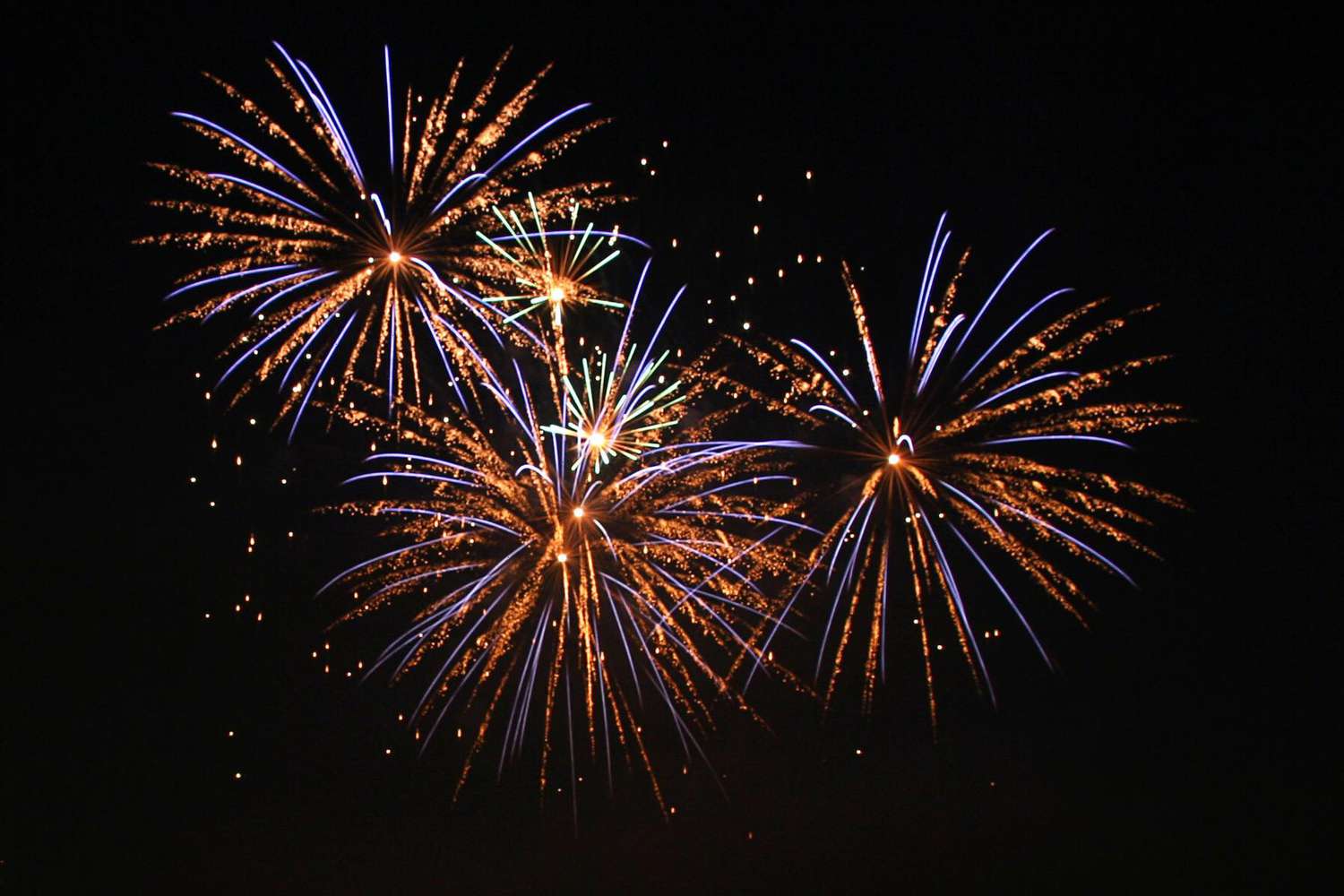 Dört Temmuz Fireworks 2020, Laurel, Maryland